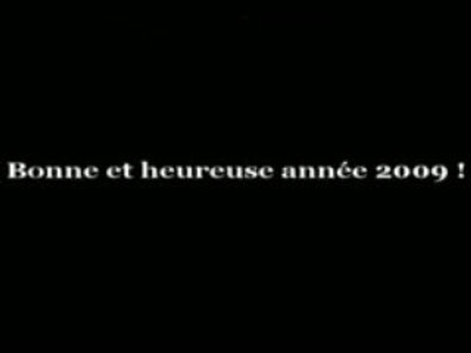 Vidéo spéciale pour la fin d'année
