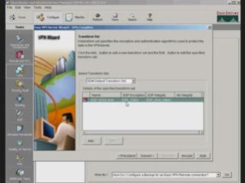 Configuration d'un serveur VPN accès distants sur un routeur