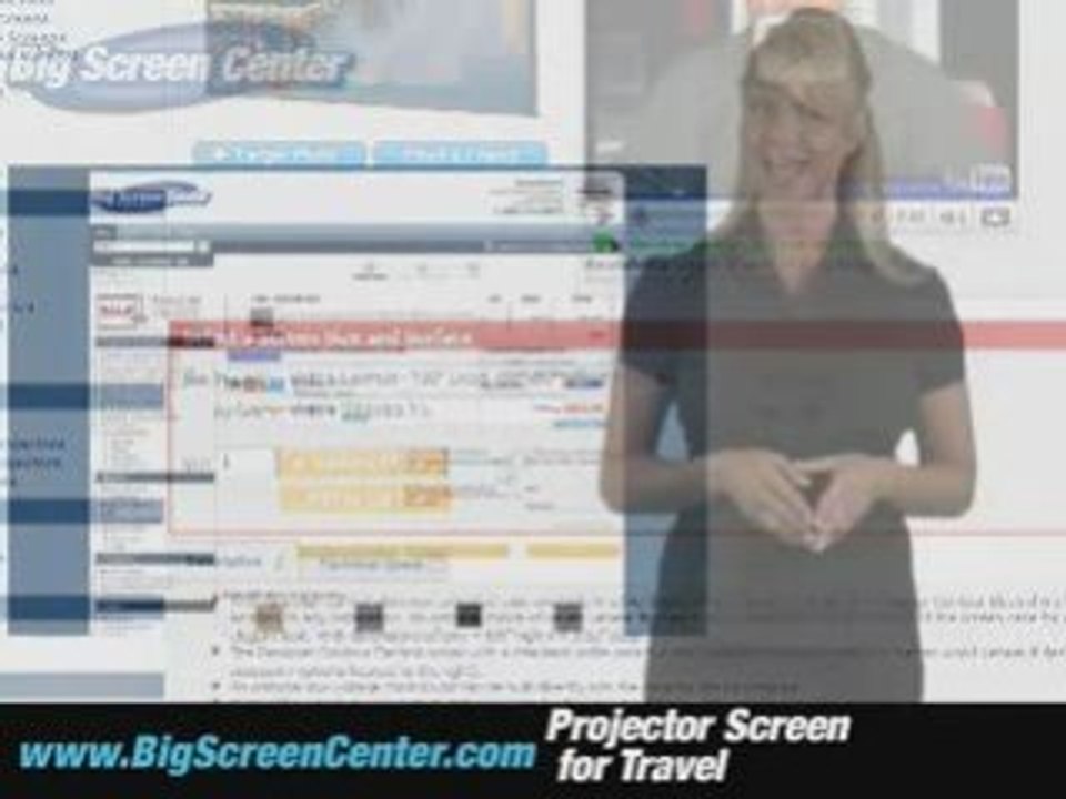 Projector Screen for Travel