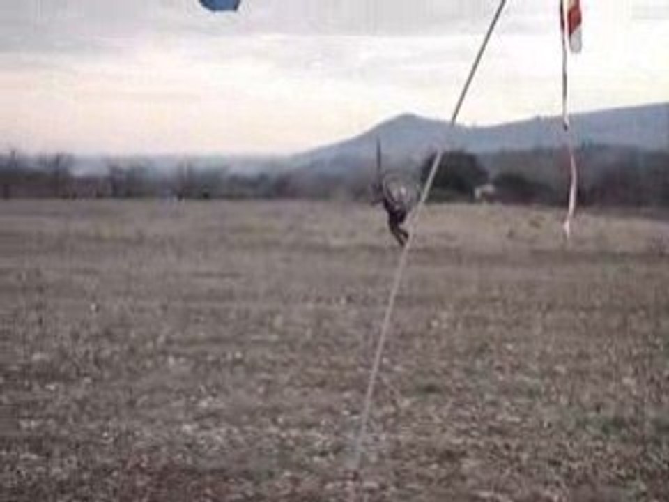 decollage paramoteur sans vent à st montan