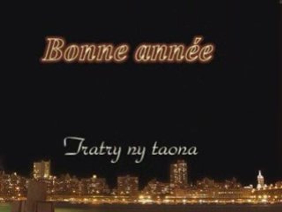 Bonne année
