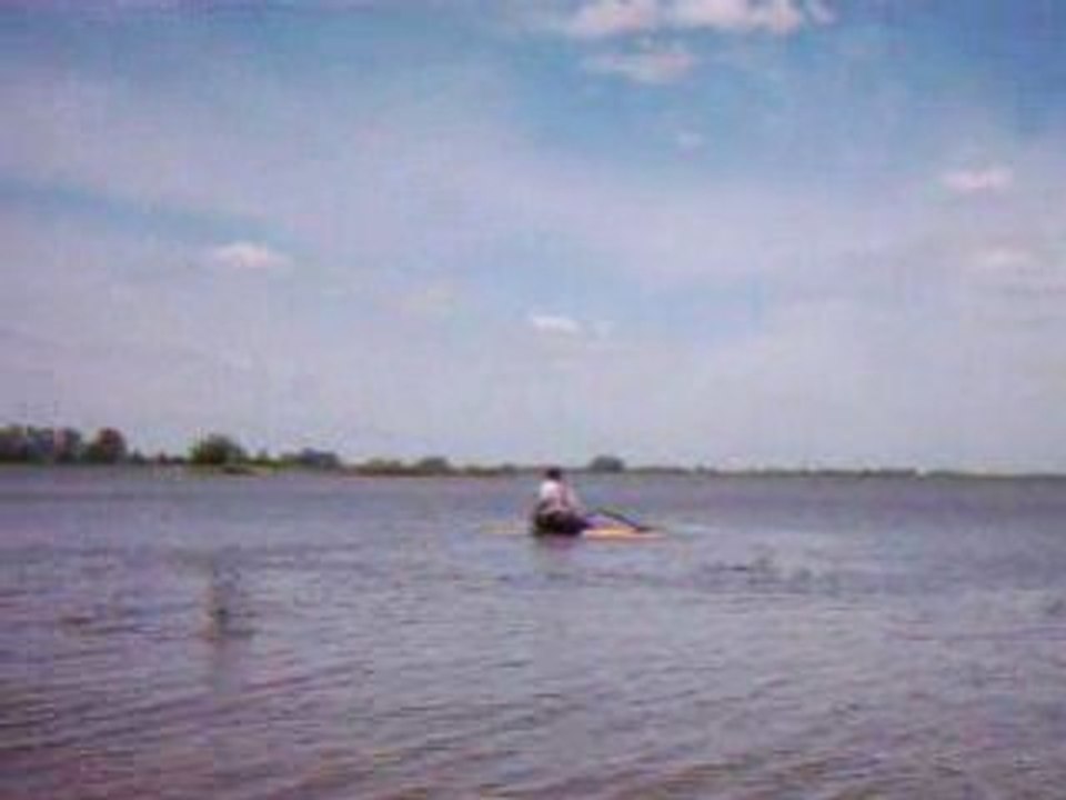 Clase de windsurf por pitu