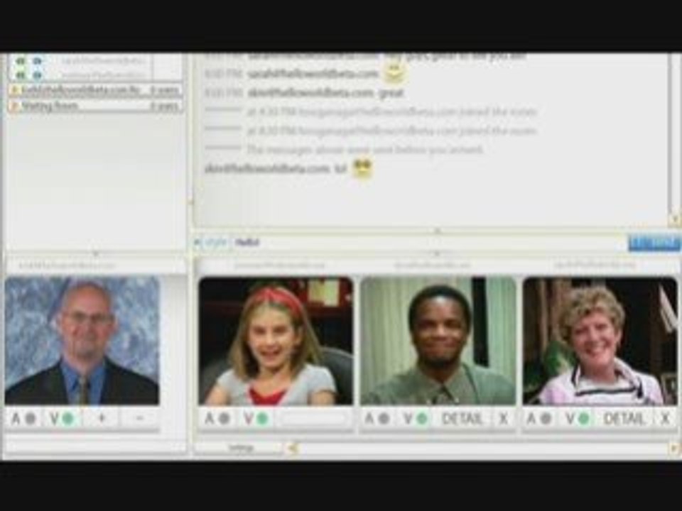 What is streaming video chat?
