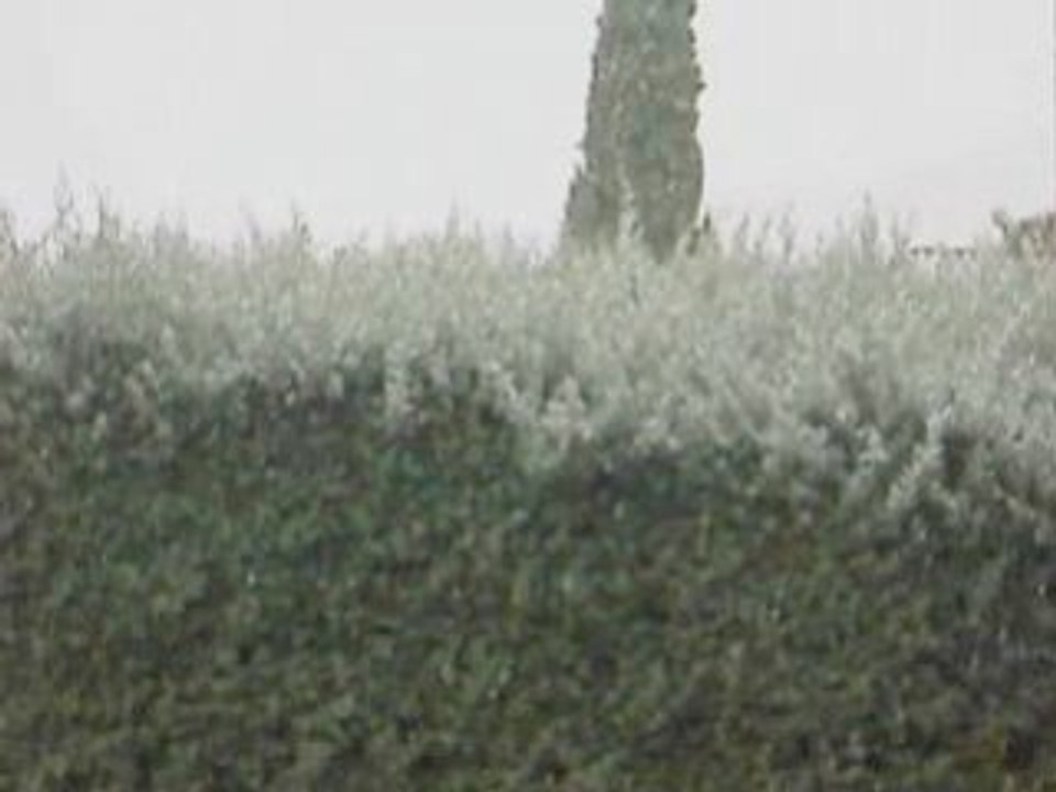 NEIGE A NYONS 7 JANVIER 2009