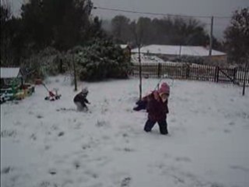 neige 7 JANVIER 2009