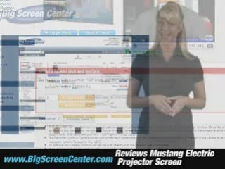 Reviews Mustang Electric Projector Screen