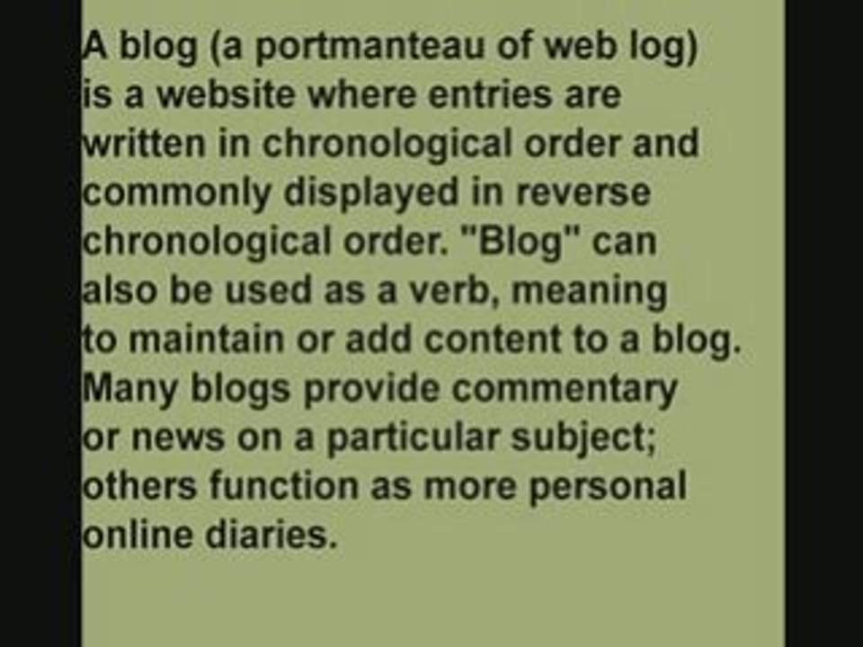 blogging -- 500+ online marketing tools and methods