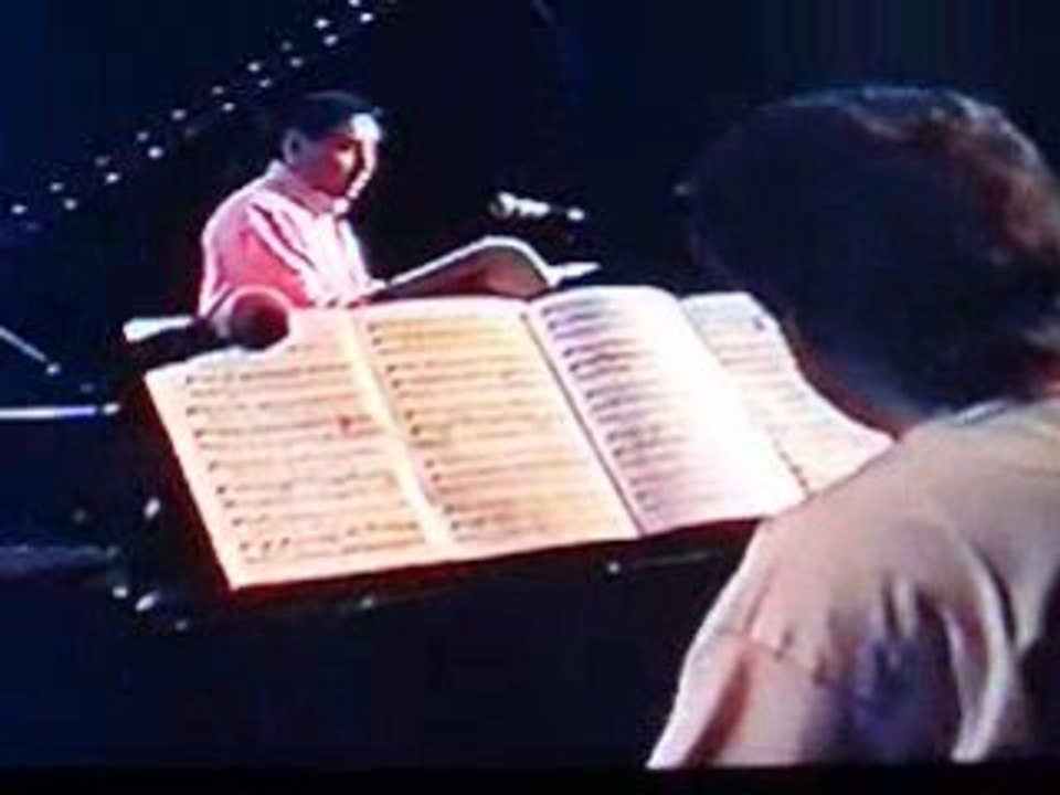 Sopranist Patrick Husson and Thomas Bloch rehearse Mozart