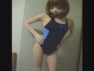 Yukari: Showing off a little, in a swim-suit