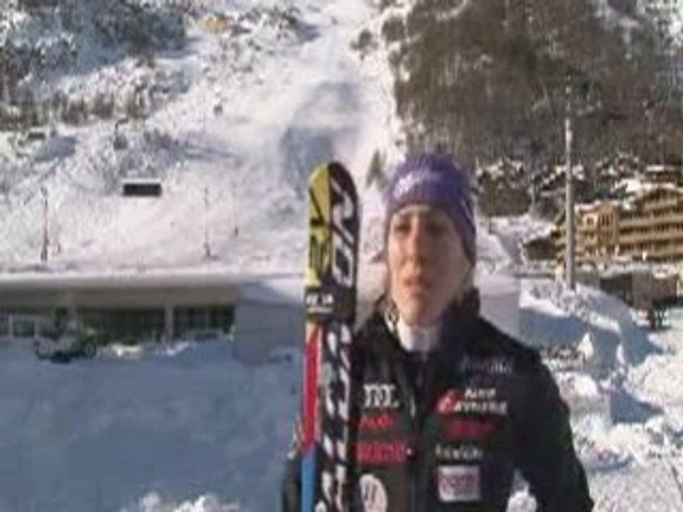 Interview Ingrid Jacquemod Val d'Isère 2008