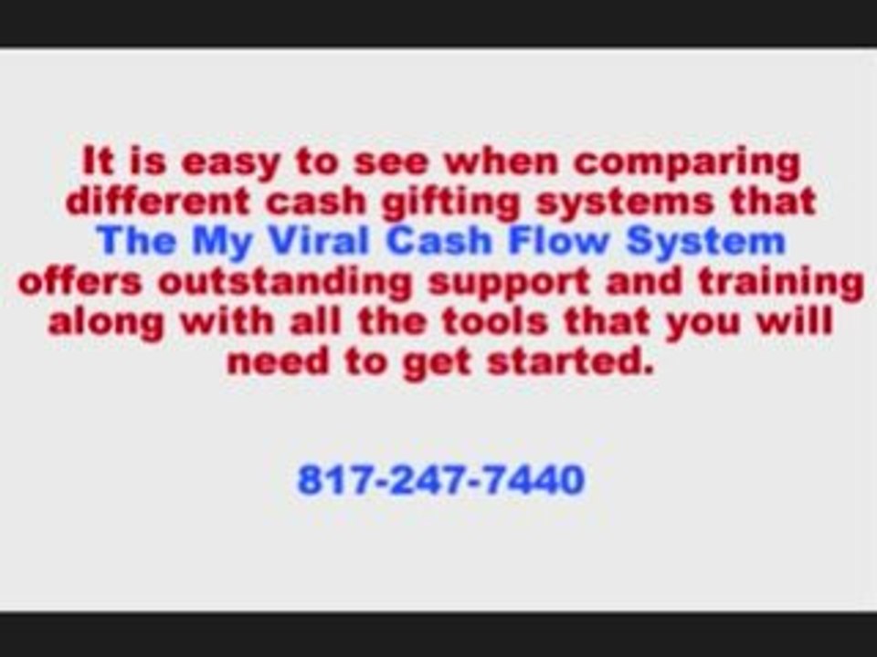 The My Viral Cash Flow System|Gifting