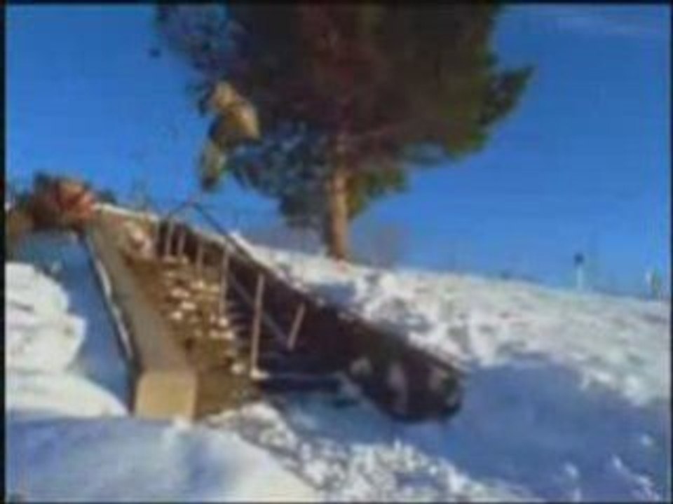 Snow board freestyle