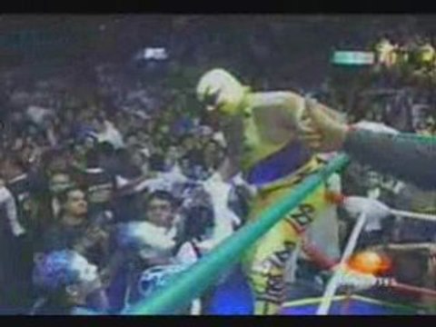 Blue Panther vs Villano V - mask vs mask [part 2]
