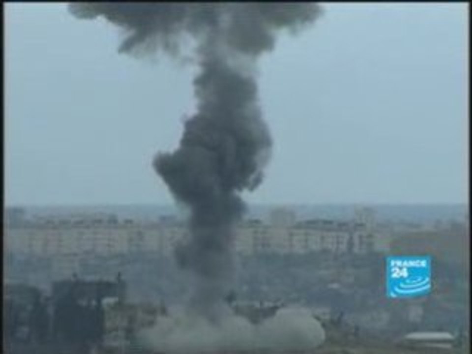 2009 commence sous les bombes israeliennes