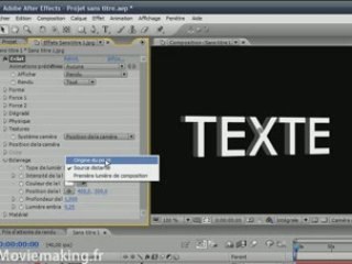 Texte 3D After effects