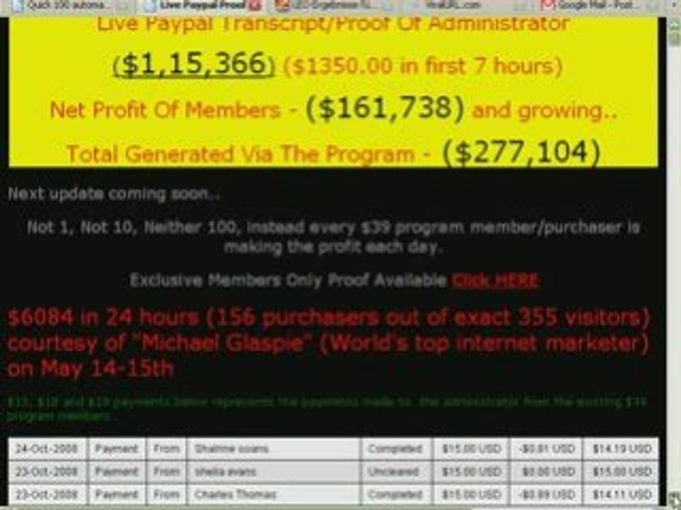 Money fast to your paypal !!  $$ cash $$