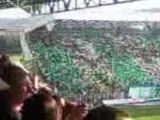 Tifos ASSE St Etienne stade geoffroy guichard: Green Angels