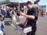 Cups and Balls at Fair by Wisconsin Magician Bruce Hetzler