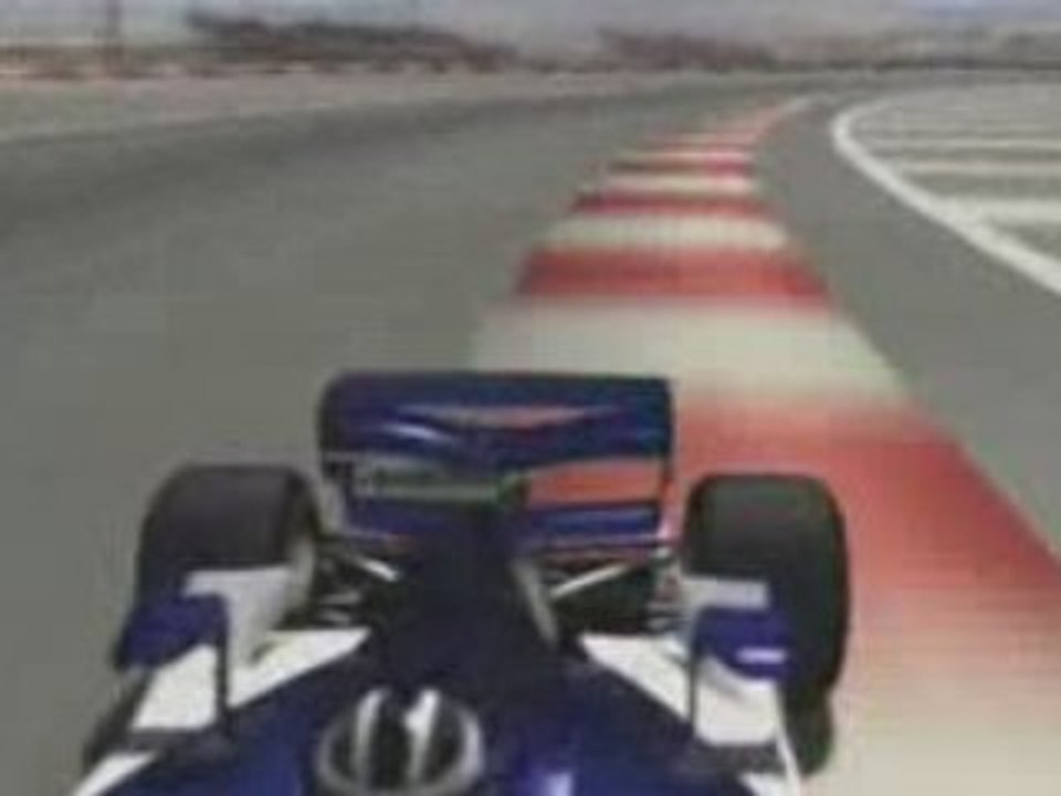 Circuit de Bahrain en 3D