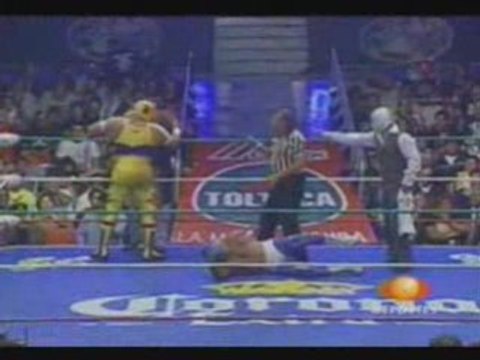 Blue Panther vs Villano V - mask vs mask [part 1]