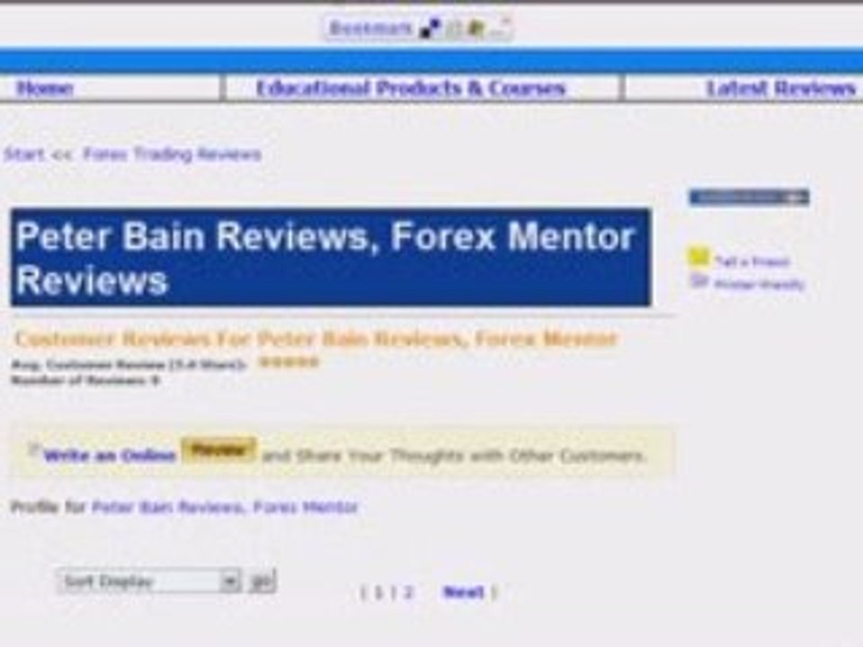 Forex Mentor by Peter Bain