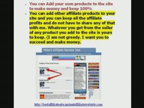 Best affiliate website with best selling products FREE!