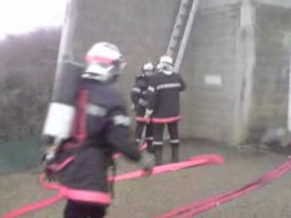 LDJR 500 sur echelle a coulisse