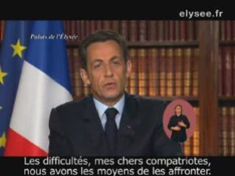 Les voeux 2009 de Nicolas Sarkozy