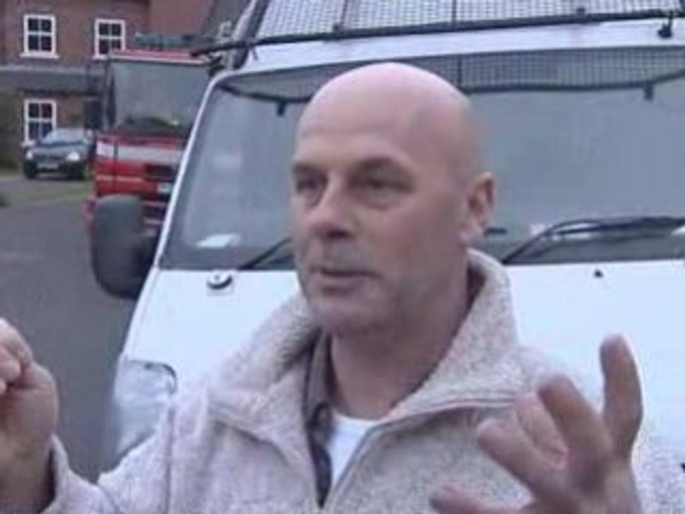 An eye-witness describes how the aircraft crash...