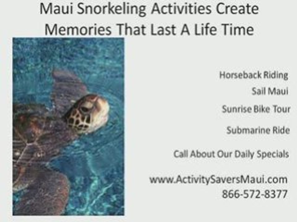 Maui Discount Activities