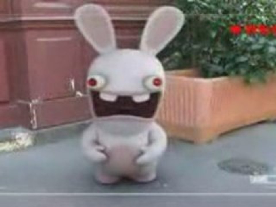 Lapins cretin telephone portable