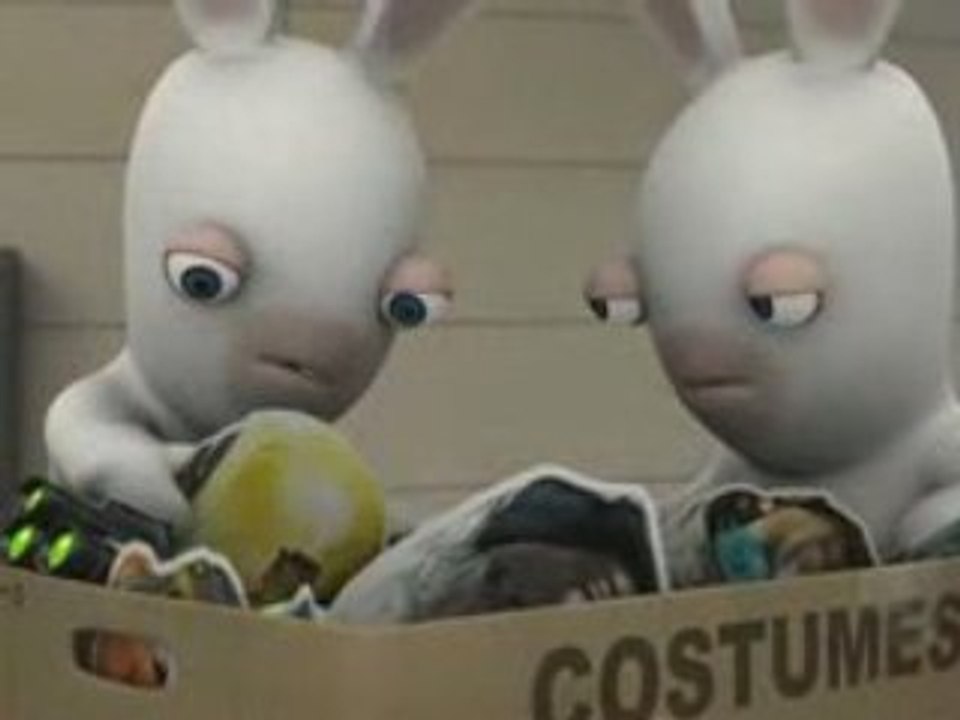 Les lapins cretin envahisent Leipzig