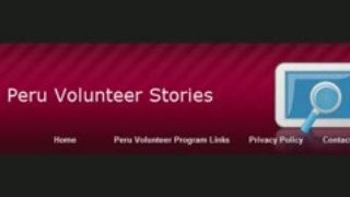 Volunteer in Peru