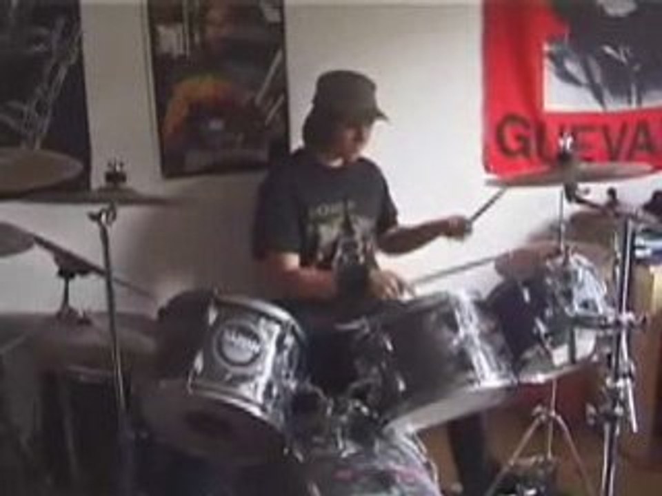 Dorian on drums