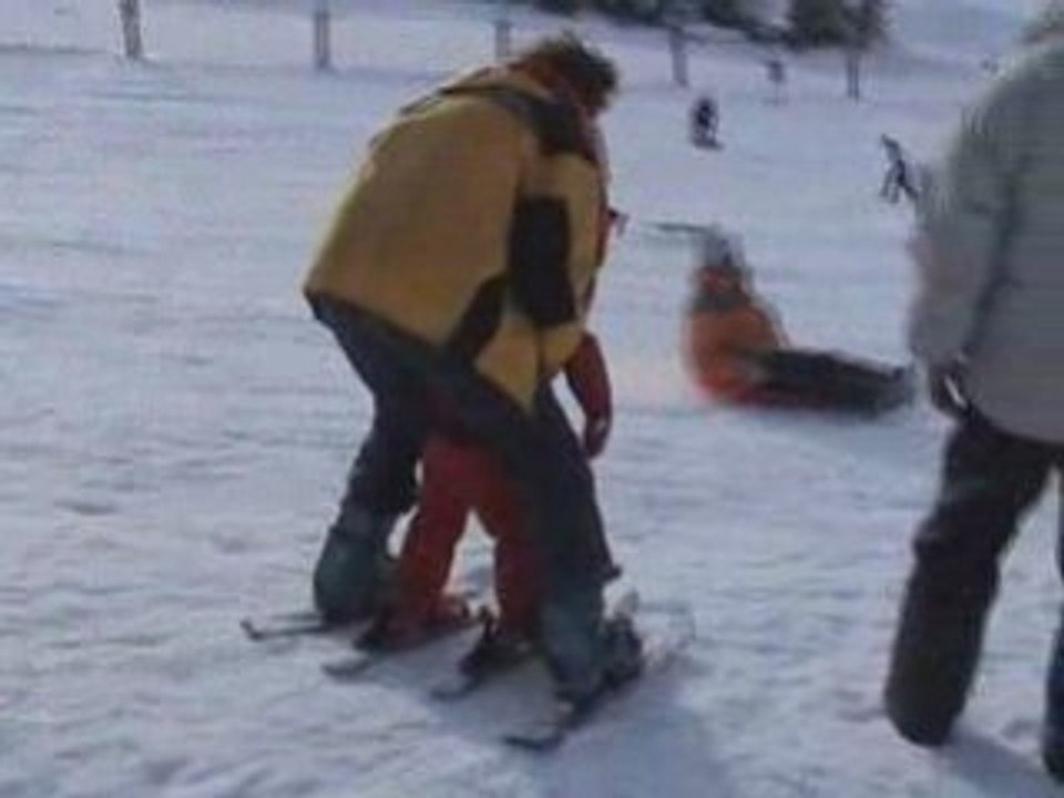 La 1ère descente à skis de Jules