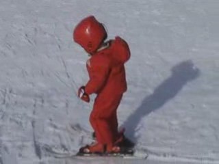 Pas facile de tenir debout!