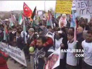 Filistin mitingi www.sanliurfa.com