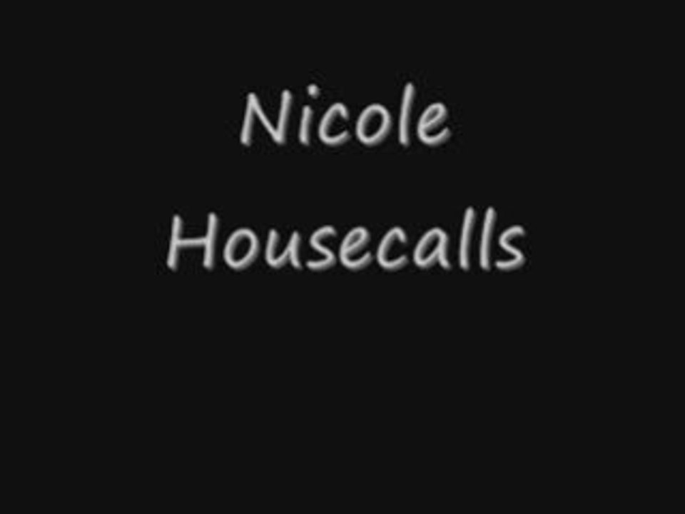 Nicole Housecalls 1984