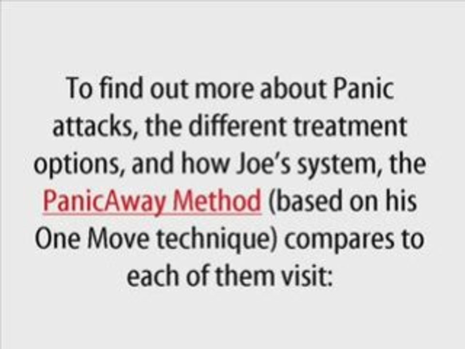 How to Stop Panic Attacks w/o Meds