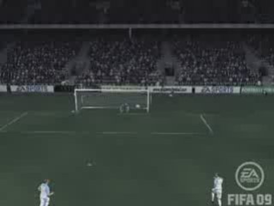 un but avec Gerrard sur Fifa 09