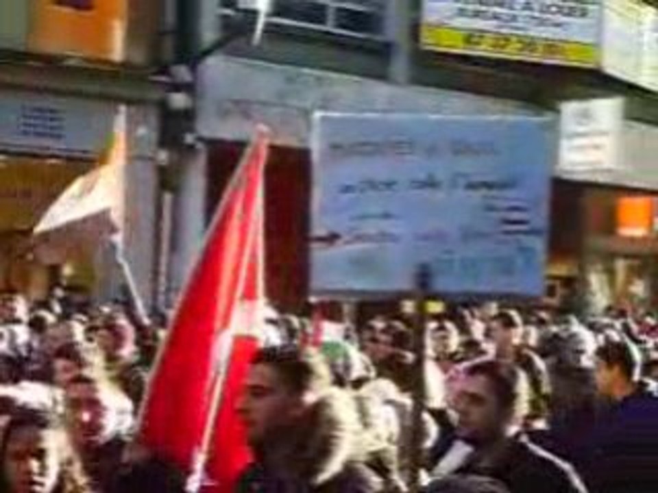 Guerre à Gaza : Manif a Metz (3.01.09)