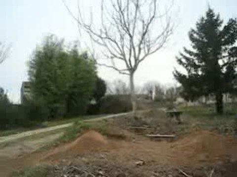 moi sur une mini bosse