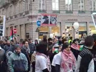 manif Gaza 3 lyon 3/1/09