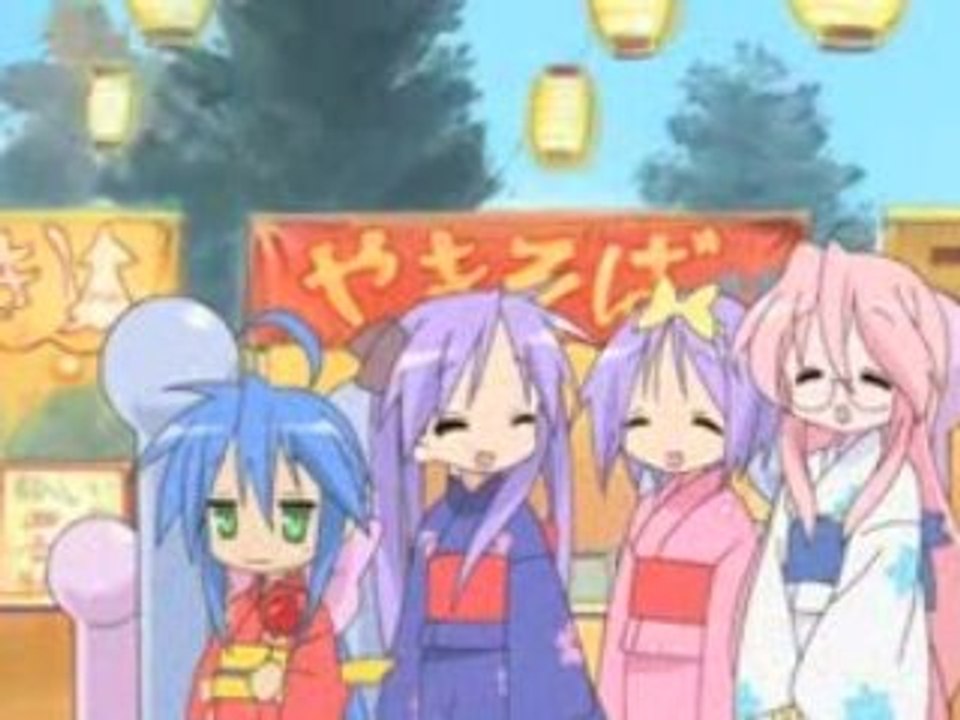 Lucky☆Star ep5 part1 english dub