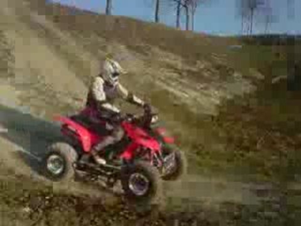 balade quad kfx trx  3janvier