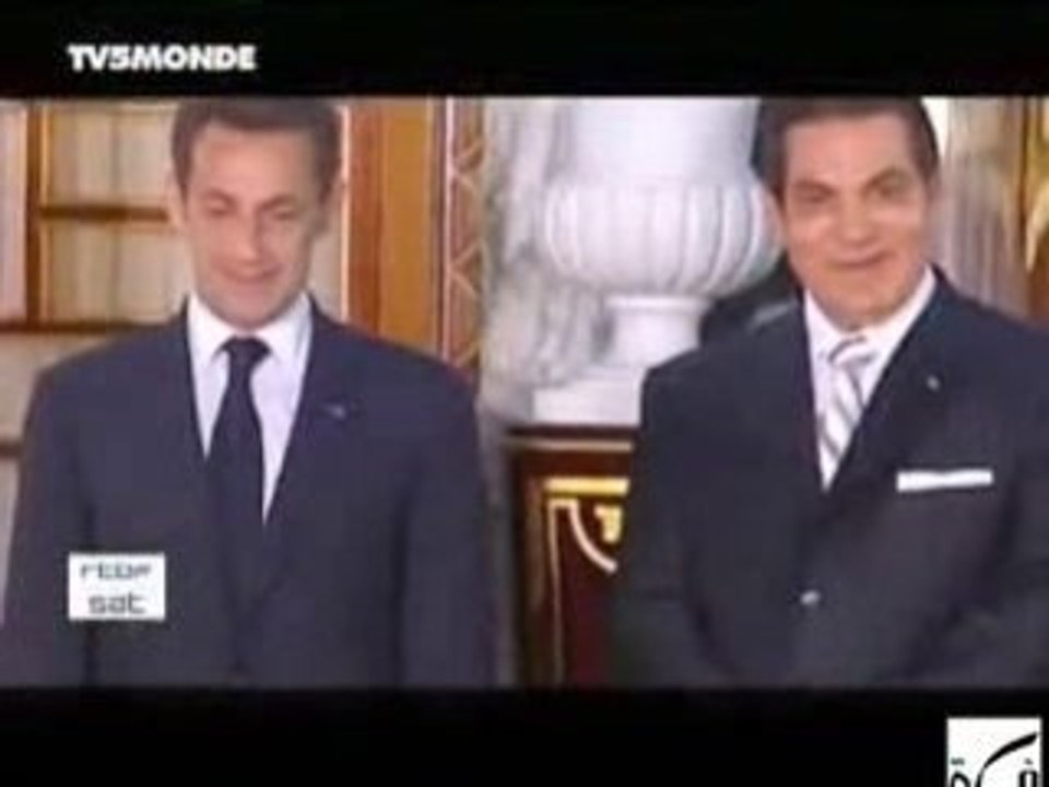 Sarkozy et son ami Ben Ali