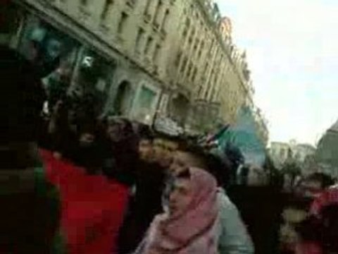 Manifestation soutient Palestine à Lille
