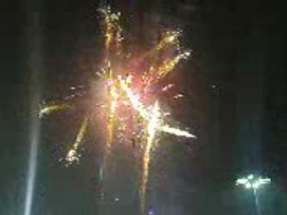 New Year Fireworks 2009 Bulgaria Sofia