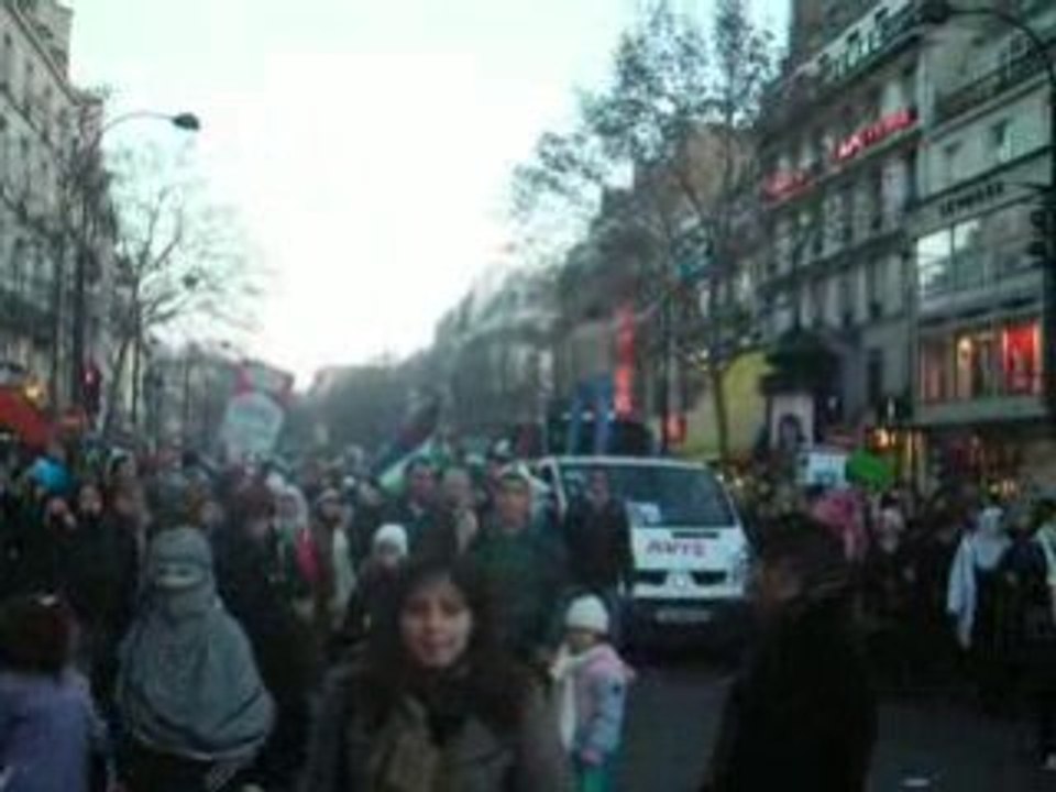 Grande Manifestation de soutient à Gaza  Paris 03/01/09 p6