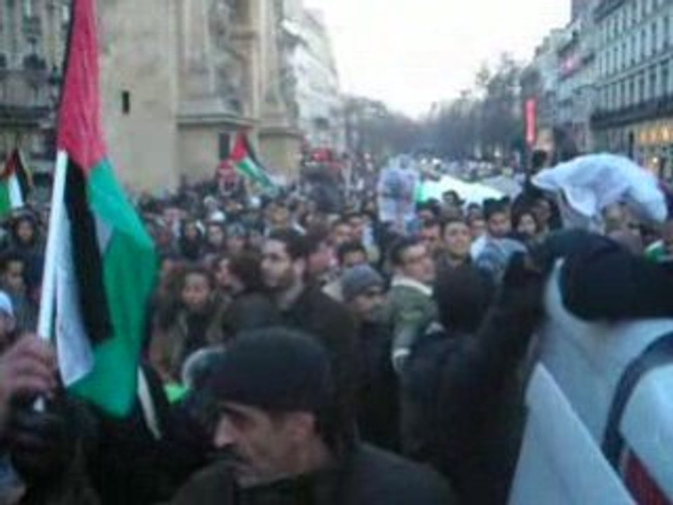 Grande Manifestation de soutient à Gaza  Paris 03/01/09 p7